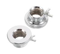 BESPORTBLE Collari di Serraggio a Vite per Bilanciere 2 Pezzi Dadi di Sicurezza in Acciaio per Manubri da 28 CM Accessori Antiscivolo per Allenamento Fitness in Palestra e Home Gym