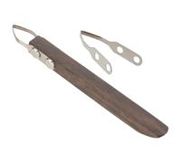 BESPORTBLE Coltello per Ceramica, Strumenti per Argilla e Scultura | Legno e Acciaio Inox, Diy, per Formare, Raschiare, Lisciare e Tagliare