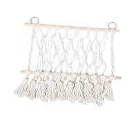 BESPORTBLE Contenitore Per Giocattoli Di Peluche Rete Portaoggetti Da Parete Per Ragazzo Ragazza in Morbida Corda Legno Per Organizzare Giocattoli e Accessori Nella Cameretta