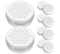 BESPORTBLE Contenitori Per Deodorante D'aria in Alluminio 60ml Coperchio a Vite, Diffusore Di Aromi Per Interni Per Addestramento Olfatto Cani, Set Da 10 Pezzi Per Casa, Ufficio e Bar