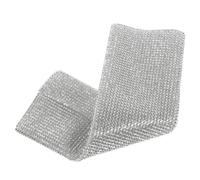 BESPORTBLE Copertura per Maniglia Microfono Wireless Argento in Plastico Motivo Strass Brillante, Pratica e Decorativa per Cantanti e Artisti in Vari Contesti
