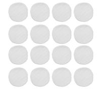 BESPORTBLE Coppette assorbilatte per l'allattamento al seno, 20 pezzi - Coppette assorbilatte in cotone bianco da 4,7 pollici - Tappetino assorbente lavabile riutilizzabile per il latte materno