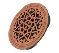 BESPORTBLE Copri Buca Chitarra in Legno Massello Riduce Feedback e Rumore Protezione Acustica Per Chitarra Folk Ed Elettrificata Con Design Floreale Elegante Accessorio Pratico e Decorativo