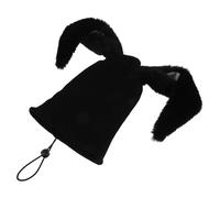 BESPORTBLE Copri Casco da Sci e Snowboard Elasticizzato, Copriorecchie Morbido a Forma di Coniglio Orecchie Cadenti, Copricasco Invernale Caldo per Adulti, Accessori Divertenti per Sport