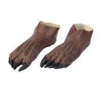 BESPORTBLE Copri Piedi Halloween Per Zampe Di Animali - Decorazioni Spaventose Per Costumi Di Carnevale - Accessori Originali Per Feste a Tema Horror 1 Paio Taglia Unica Nero e