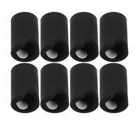 BESPORTBLE Copri Pomelli per Porte di Sicurezza per 8 Pezzi Copertura Maniglia in Silicone Nero Cilindrica Anticollisione Protezione Impugnatura per Cassetti Adatta a Casa e Ambienti