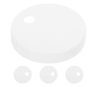 BESPORTBLE Copribulloni per WC Bianchi in Plastica 45Mm Tappi Decorativi per Sedile e Pavimento del Water Accessori per Sedili WC Set 2 Paia Installazione Semplice e Copertura Viti per