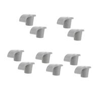 BESPORTBLE Copripiedi per Alianti E Poggiapiedi per Slitta (Grigi) 2 Pezzi Sciare Protezioni per I Piedi del Camminatore Ghette sulle Gambe Alligatore del Sentiero Plastica Grey