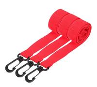 BESPORTBLE Corda da Passeggio per Ragazzo Ragazza Maniglie Lisce, Corda di Sicurezza Portatile per Scuole Materne, Camminata Sicura All’aperto, Set da 3 Pezzi Rosso