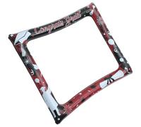 BESPORTBLE Cornice Gonfiabile per Cabina Fotografica Laurea Accessorio per Foto da Tenere in Mano in PVC Resistente Colore Rosso Scuro Decorazioni per Feste di Laurea e Selfie di Gruppo