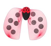 BESPORTBLE Cosplay Di Ala Fata Costume Da Coccinella Per Bambina Signore Di Dama Di Coccinella Di Fata Alla Rinfusa Halloween Guidato Rosso Plastica Colore Casuale