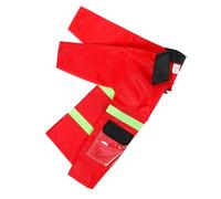BESPORTBLE costume della polizia Costume da per Il vigile del pompiere si veste Vesti il pompiere per i costume da pompiere per tessuto rosso