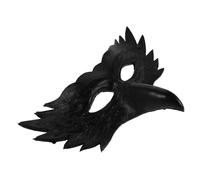 BESPORTBLE crow mask women maschere di uccelli per adulti in maschera maschere di Halloween per adulti maschera di corvo per uccelli lattice Black