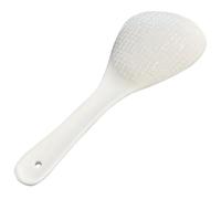 BESPORTBLE Cucchiaio di Riso in Ceramica Bianca Spesso Palette di Riso Riutilizzabile per la Casa e Ristorante Cucchiaio da Cucina Antiaderente Superficie Liscia Facile da Pulire