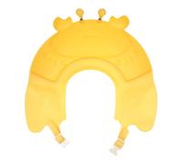 BESPORTBLE Cuffia da Doccia a Forma di Granchio Giallo in Plastica Regolabile Visiera per Prevenire L'entrata di Acqua negli Occhi per Bagnetto