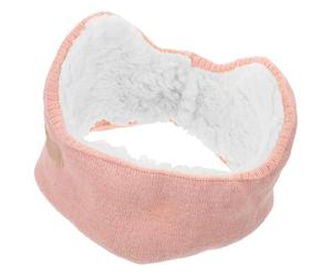 BESPORTBLE Cuffia per Sonno Fascia Elastica, Isolamento Rumore, Rosa | Lana D’agnello e Pile, Morbida e Leggera da 50 Grammi, per Viaggiatrici e Donne, Riposo Notturno