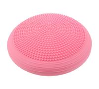BESPORTBLE Cuscino Balance Yoga Antiscivolo Multifunzione per Fitness e Stretching Supporto Tondo per Ginocchia e Gomiti con Superficie Massaggiante Rosa Macaron