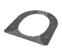 BESPORTBLE Cuscino per Sedile Wc in Silicone Morbido Rimovibile Tappetino Rialzato Antiscivolo per Tutte le Stagioni Copriwater Igienico e Portatile per Bagno