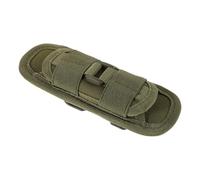 BESPORTBLE Custodia per Torcia da Cintura Verde in Nylon Clip e Tracolla | Accesso Rapido, Chiusura Sicura, Cuciture Rinforzate, per Personale Emt, Pronto Intervento e Trekking