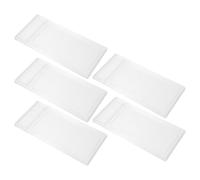 BESPORTBLE Custodia Rigida Trasparente per Carte Collezionabili da Gioco e Sportive Supporto Doppio Lato per Esposizione e Protezione Set da 5 Pezzi per Collezionisti e Appassionati di