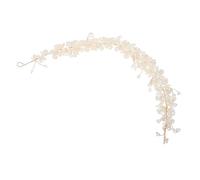 BESPORTBLE di fermagli per da sposa per le spose accessori moda per ragazze Accessori per ragazze di fiori copricapo di fiori copricapo della sposa plastica Golden
