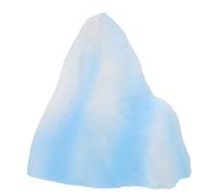 BESPORTBLE di iceberg finto: scultura di iceberg artificiale per decorazioni per feste, oggetti di scena per teatro, studi fotografici e mostre, 31x14,5 cm/12,18x5,7"