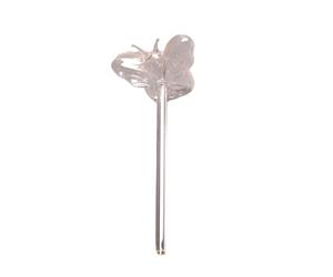 BESPORTBLE Dispositivo di Irrigazione Automatico in Vetro a Goccia per Piante da Interno ed Esterno Picchetto Autoirrigante Trasparente Farfalla Irrigatore per Vasi Somministrazione