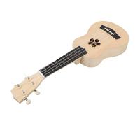 BESPORTBLE DIY Ukulele Tiglio Kit Completo per Montaggio e Pittura Manuale Strumento Musicale per Principianti Regalo Creativo con Corde in Nylon e Accessori Completi Finitura Ciliegio