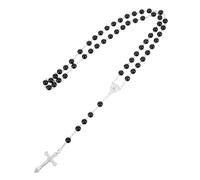 BESPORTBLE Doni Di Preghiera Cattolica Collana Rosario Collana Di Perline Rosario Collana Crocifisso Uomo Collana Pendente Per Le Donne Collana Di Gesù Perla Di