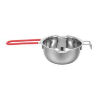 BESPORTBLE Doppia caldaia in acciaio inox per sciogliere il cioccolato con capacità di 600 ml, 20 oz, 3/5 QT, 2-1/2 tazze - Pentola per sciogliere il cioccolato con manico resistente al calore e
