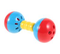 BESPORTBLE Doppia Testa per Giocattolo Musicale Portatile per Ragazzo Ragazza Rafforza Coordinazione e Potenza del Polso Stimolazione Visiva e Uditiva per Bambine Colore Colore Casuale