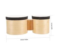 BESPORTBLE Drum Percussione in Legno per Adulti Principianti Strumento Musicale con Bacchette Suono Stabile e Design Sicuro per Educazione Musicale e Danza
