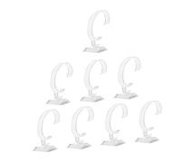 BESPORTBLE Espositore per Orologi da Banco Trasparente in Plastica C-forma, Supporto Porta Orologi per 12 Pezzi, Organizer da Tavolo per Esposizione e Conservazione in Negozio e Casa