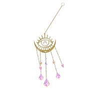 BESPORTBLE Evil Eye Dolphin Pendant Metal Decorative Hanging Ornament for Home Wall Art and Window Display Unique Eye-catching Design for Living Room and Garden Decor