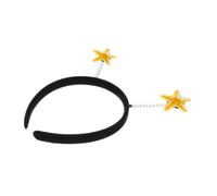 BESPORTBLE Fascia a Stella Colorata Forniture Per Feste Di Compleanno Fascia Da Donna Copricapo Stellato Fasce Per a a Con a Glitterata Stars Hair Band Yellow Stoffa