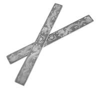 BESPORTBLE Fermacarte in Argento Tibetano Doppio Drago con Perla Ornamento per Calligrafia Cinese Fermacarte Robusto per Carta e Pennelli da Regalo per Amanti della Pittura e Calligrafia