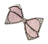 BESPORTBLE Fiocco a Forcina Fermagli Per a Farfalla Che Fa i Primi Passi Archi Piccolo Carino Floreale Nozze Reti Ragazze Decorativo Rosso Cristallo