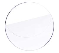 BESPORTBLE Foglio Acrilico Rotondo Specchio Artigianale Cerchio Vuoto Lastre acriliche Trasparenti Rotonde Pannelli acrilici per insegne Cerchio Rotondo in Acrilico Trasparente Transparent