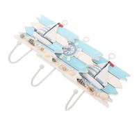 BESPORTBLE Ganci da Parete Creativi 3 Pezzi Stile Marittimo, Appendiabiti Decorativi per Casa, Accessori Murali per Cappotti e Chiavi, Ornamenti Marini Casuali per Ambienti Stile Casuale