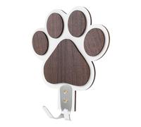 BESPORTBLE Gancio a Forma di Zampa in Legno Bianco Gancio per Asciugamani da Bagno e Cappotti Ganci Decorativi da Parete Robusti e Versatili per Camera da Letto Cucina e Ingresso