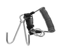BESPORTBLE Gancio Reef Inossidabile per Immersioni Subacquee con Cordino e Moschettone Accessorio per Scuba Diving e attività Sottomarine