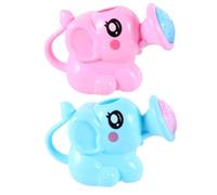 BESPORTBLE Giocattoli Per La Vasca Da Bagno 2 Pezzi Annaffiatoio a Forma Di Elefante Per Ragazzo Ragazza Set Da Bagno Sicuro Senza Bordi Blu e Rosa Gioco Educativo Per Bagnetto Ragazzo Ragazza