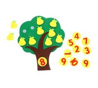 BESPORTBLE Giocattolo Albero da Frutta Non di Giocattoli Educativi per Ragazzo Ragazza Ragazza Gioco di Abbinamento Digitale per Insegnare La Matematica e Migliorare La Coordinazione Occhio-m