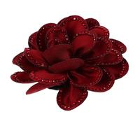 BESPORTBLE Gioielli Con Fiori Di Scarpe La Mamma Fornisce Il Ritorno a Casa Fiore Di Chiffon Abbellimenti Di Fiori Di Perle Rose Di Nastro Di Raso Accessori Per Scarpe Bucate Lega Bianca
