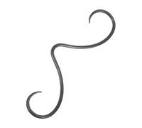 BESPORTBLE Gioielli del setto nasale Garbo Piercing Naso Anello del setto dei Baffi Gioielli penetranti Carino Anello Naso con Baffi Gioielli del setto del Naso Acciaio Inossidabile Black