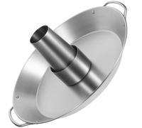 BESPORTBLE Graticola per Pollo Arrosto in Acciaio Inox, Argento | Tacchino e Pollo, Facile da Usare e Pulire, Salvaspazio, Uso Versatile, Struttura Robusta