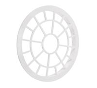 BESPORTBLE Griglia Floreale per Vaso in Plastica Bianca, Rotonda 13,6 CM | Supporto Riutilizzabile per Composizioni, Finitura Liscia Contemporanea, per Steli Recisi, Studenti e Appassionati