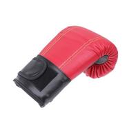 BESPORTBLE Guanti da Boxe Allenamento in PU per Pratica e Cardio Rosso | Traspiranti e Impermeabili, Assorbono L'umidità, Riducono Rischio di Urti, Finitura Rossa