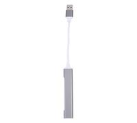 BESPORTBLE Hub USB in Lega di Alluminio Portatile Porte USB Extender Multifunzione per Laptop Supporto Mouse Tastiera e Hard Disk Esterni