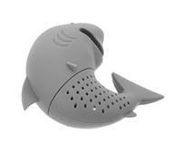 BESPORTBLE Infusore Tè Silicone Forma di Squalo Cartoon Filtro Riutilizzabile per Foglie Sfuse Colino per Tisane senza Ruggine Sicuro e Facile da Pulire Adatto Tazze e Teiere Medie o Grandi
